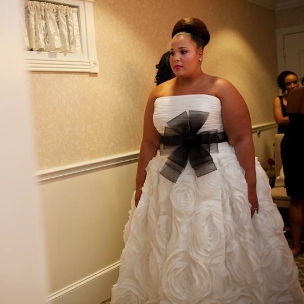 Plus size wedding gown